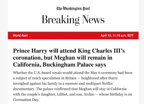 We left England more than 2 centuries ago! Why does WashPost send this out??