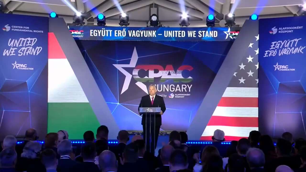 WATCH: Hungarian Prime Minister Viktor Orban calls for President Trump to be re-elected

“Mr. Presid...