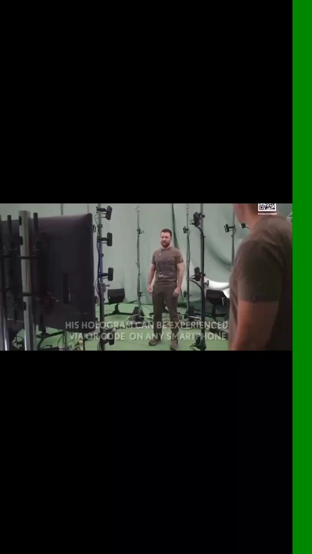 #zelensky using #holograms and #greenscreen technologies to make everyone think that he is with his ...