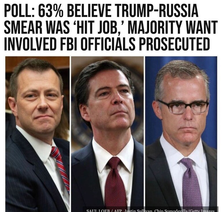 Think about this if the pole says 63% you can guarantee it's at least 20% higher. I want them prosecuted I want them tried convicted and then executed for 