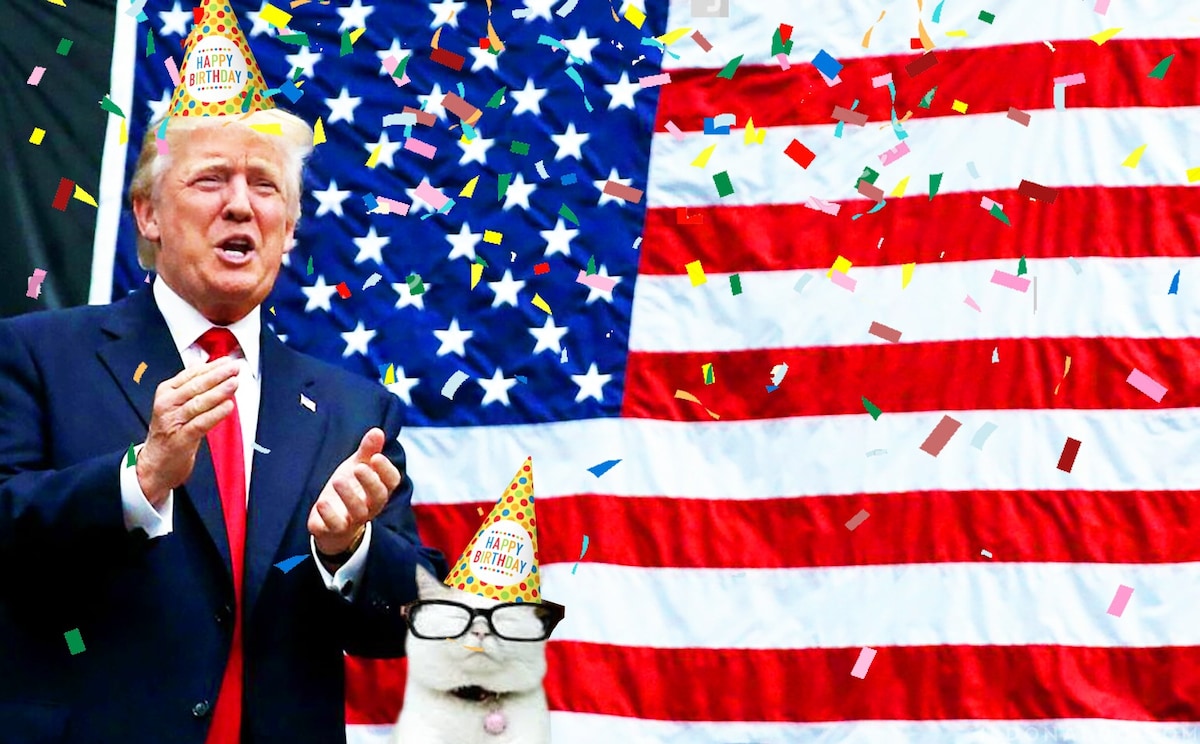 GREATEST BIRTHDAY EVER!!!🥳🥳🥳 HAPPY FLAG DAY!!!🇺🇸
