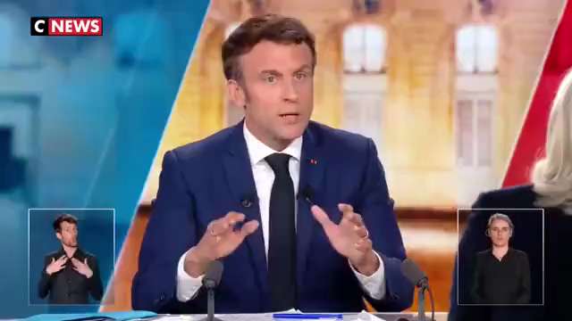 Lors du débat de 2022, Macron avait lancé à Marine Le Pen : 

"Vous allez créer la guerre civile." �...