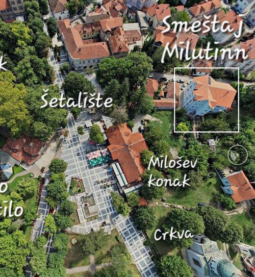 Smeštaj Milutinn u centru Sokobanje izmedju Miloševog Konaka, Crkve, Vile Dalmacija i Komiteta. Završen 2022 raspolaže s...
