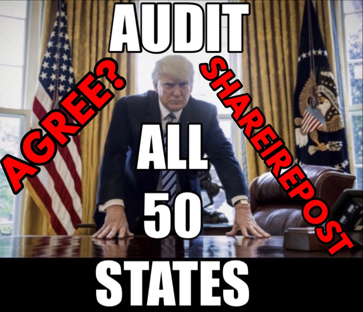 DO YOU AGREE W/ PRESIDENT TRUMP??? 💯 #auditall50states 