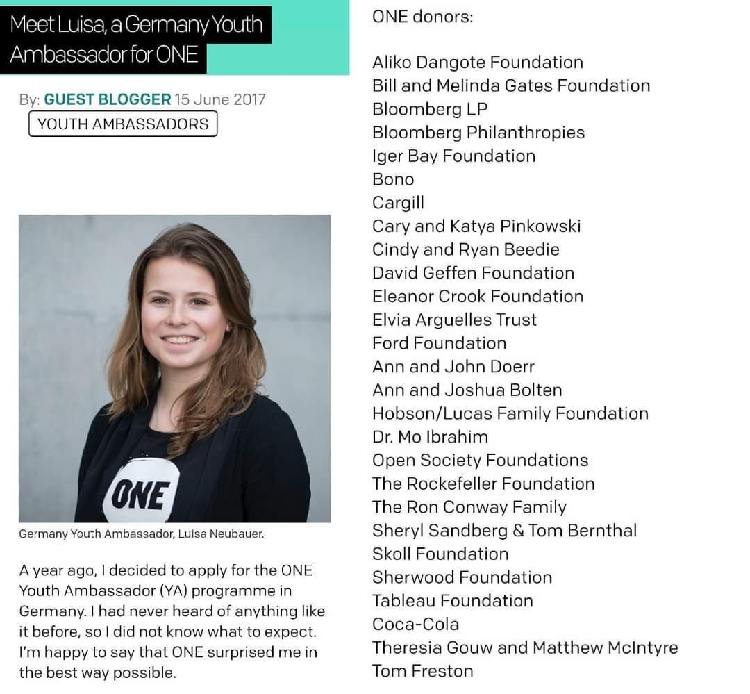 Hier gibt es nichts zu sehen. Die reichsten Menschen der Welt fördern Luisa #Neubauer, welche dann #...