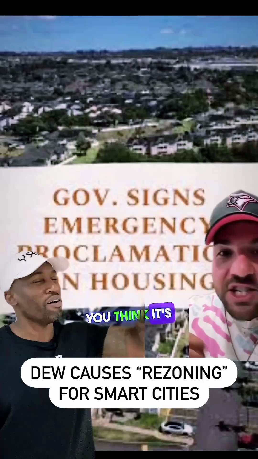 DEW causing "rezoning" for "smart cities"?