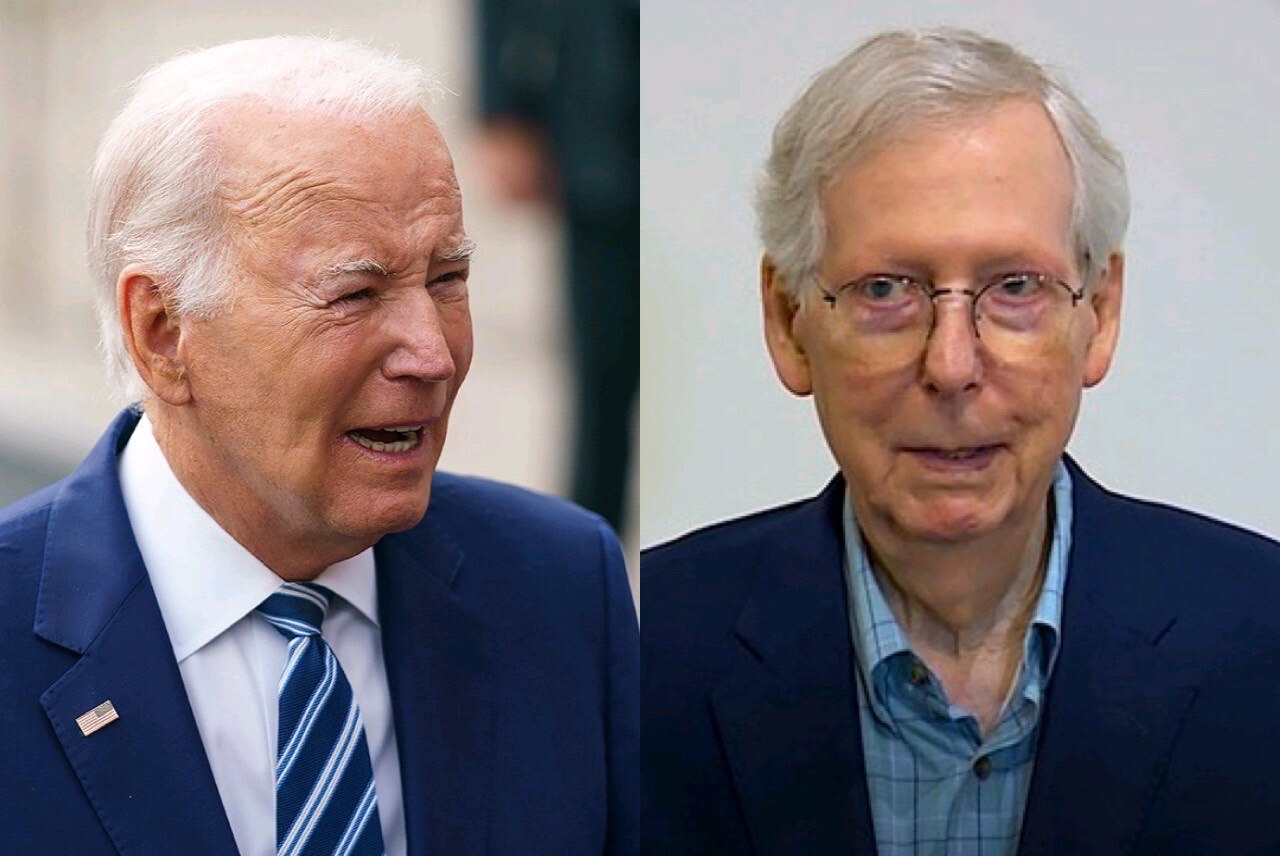 Is this a metaphor for America in the 21st century?
A demented president (Joe Biden - D) and a froze...