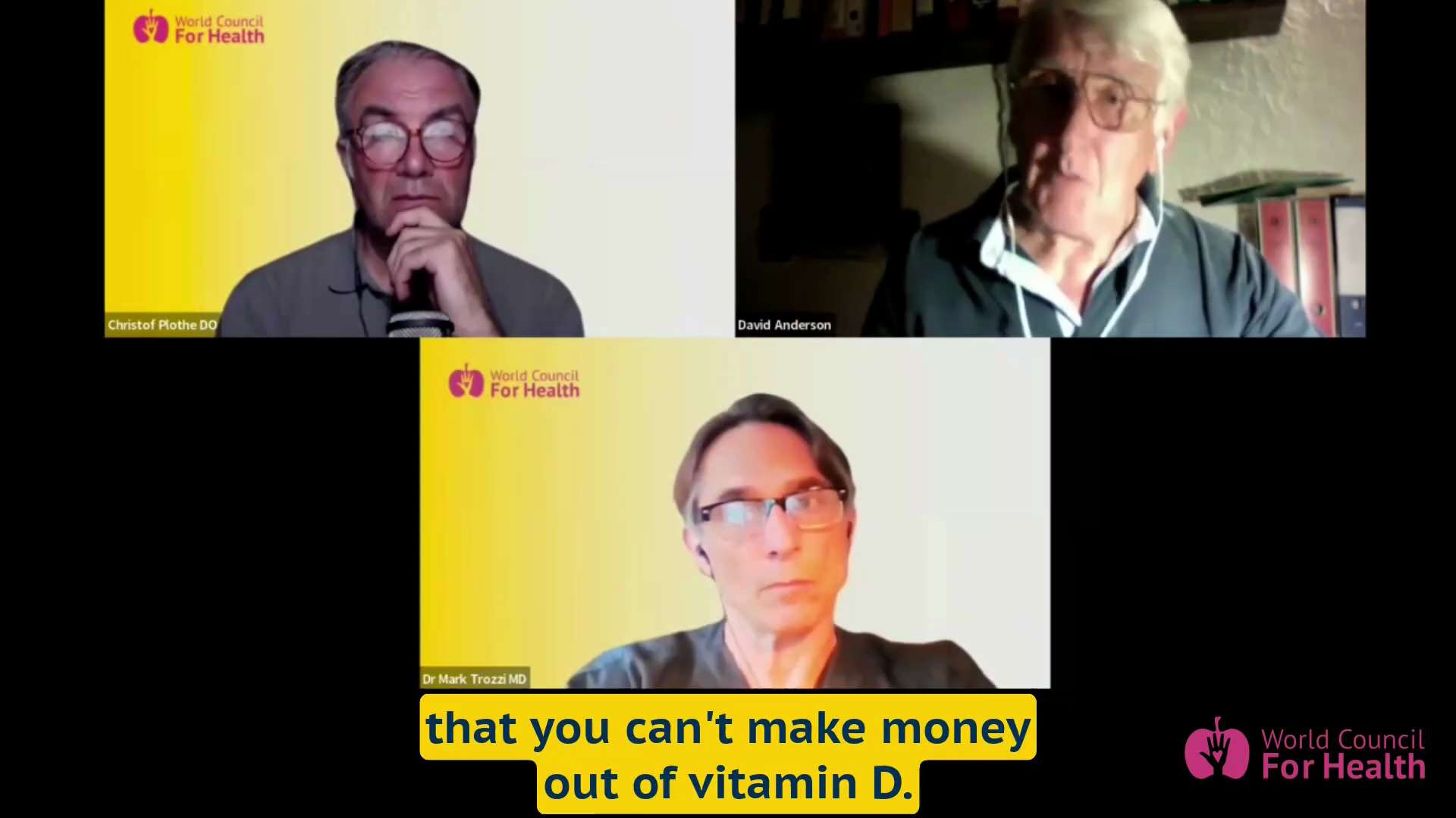 🆕Professor David Anderson: "There's Definitely a Conspiracy"

Full video:
https://worldcouncilforhe...