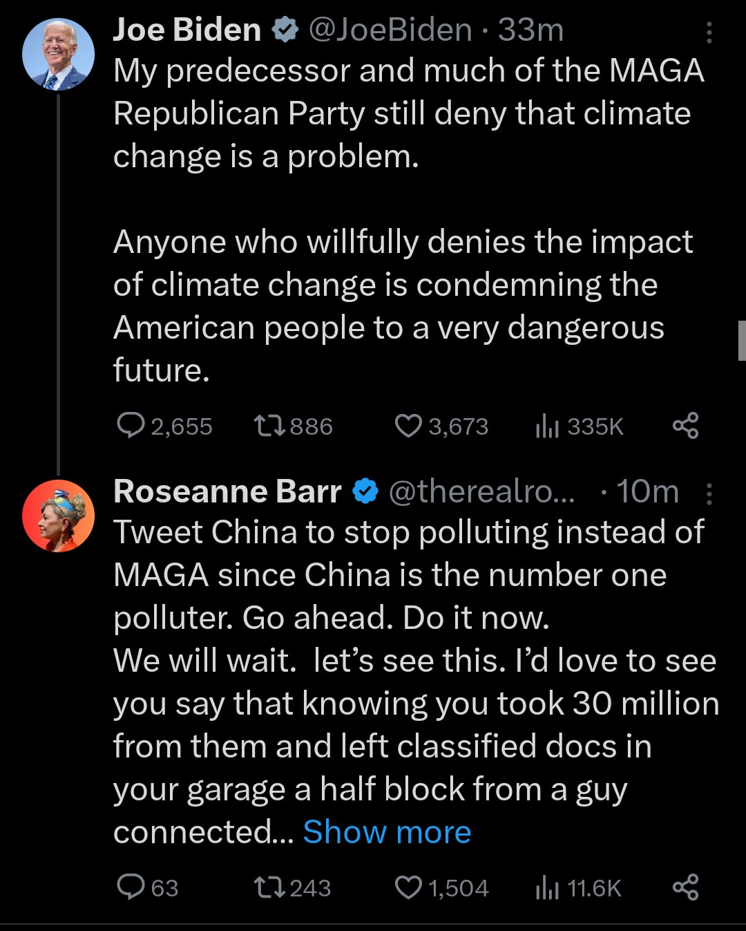 😂😂 Rosanne doesn't hold back. She's a hoot.  

