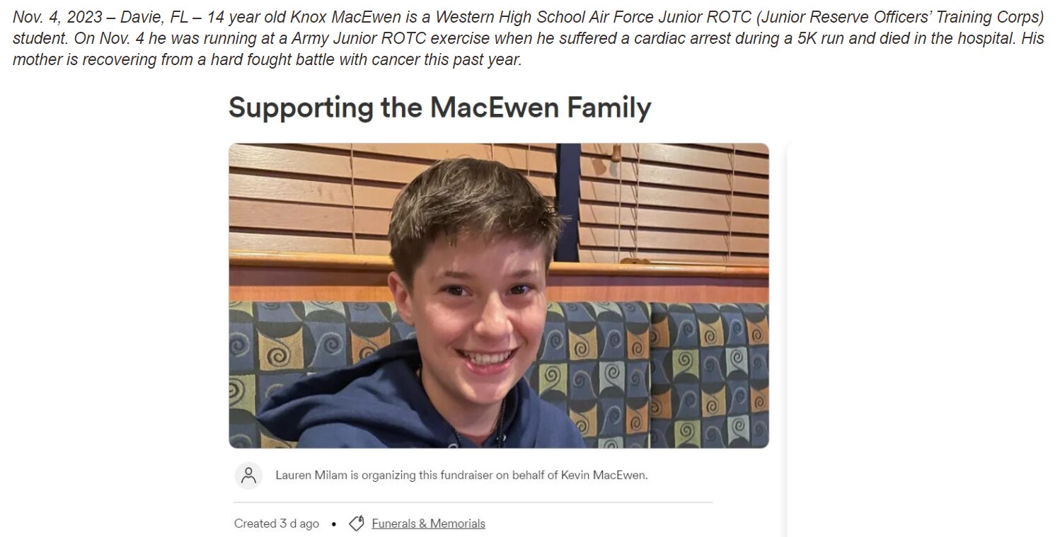 😡😡😡
Mass Murder.
11 Children Ages 9-19 Had a Cardiac Arrest at US Schools in the Past Month. Some...