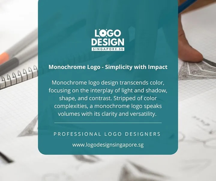 The monochrome logo designing approach stands out as a timeless and impactful choice.-Logo Design Si...