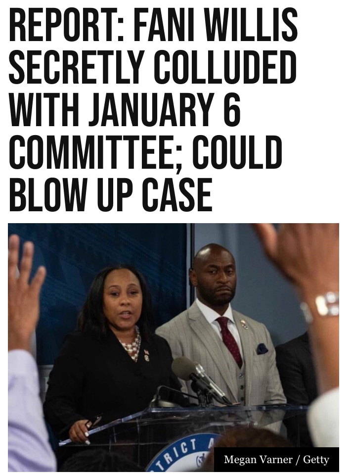 That’s a gift! It’s not enough to blow up the case against at Trump! Now throw her fat Fanny in jail...