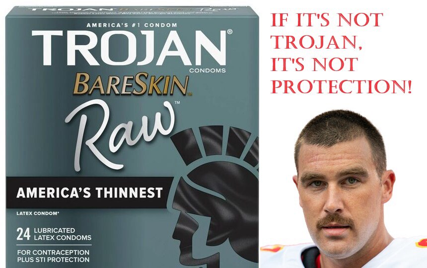 What can be more important than the right protection? #Trojan #Protection #TravisKelce #Memes #Meme ...