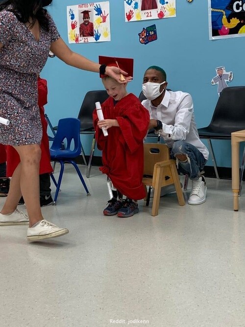 My son, micropremature 25 weeker twin who died 5 times, once in my arms, graduated pre-k today! He’s...