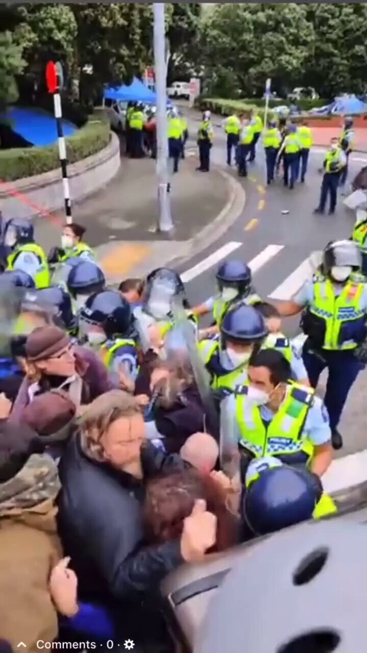 Protests in support of Ukraine are acceptable, even encouraged, but if you dare challenge Jacinda Ar...