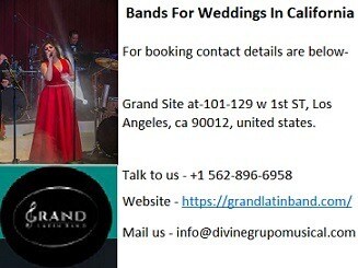 Hire Grand Latin Bands For Weddings In California at nominal rate.
Grand Latin band gives best Bands...