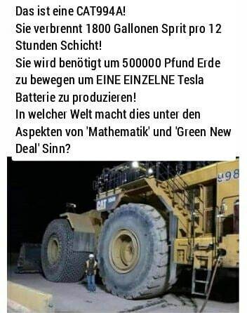 Soviel zum "Klimaschutz durch Elektromobilität"
Wir freuen uns über eine rege Diskussionsbeteiligung...