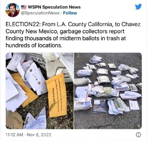 #TREASON!!!
#ElectionFraudAlert 

THOUSANDS OF #MIDTERM #BALLOTS IN #TRASH CANS IN THOUSANDS OF #LOC...