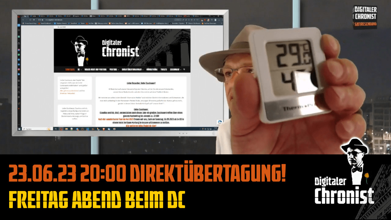 Aufzeichnung vom 23.06.23 Direktübertragung! Freitag Abend beim DC