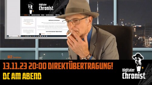 Aufzeichnung vom 13.11.23 Direktübertragung! DC am Abend