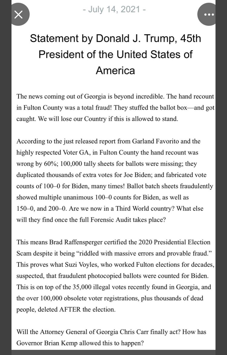 Trumps are president and what exactly did Joe say would take him to be removed? Apparently he knows ...