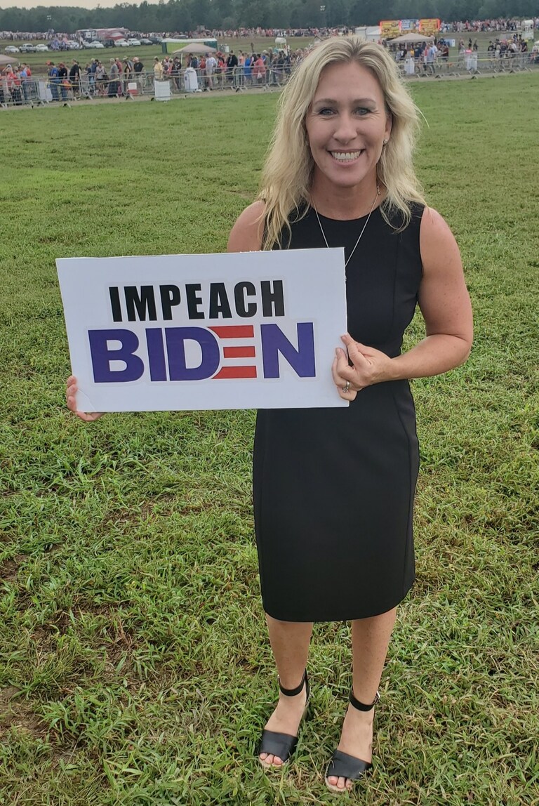 Almost 50,000 people at the Trump Rally agreed with me ... it's time to #ImpeachBiden!