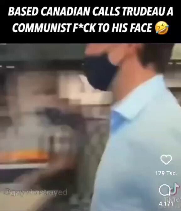 🥳😂😂 Das kommunistische Dreckschwein Trudeau wird beim Selfies machen richtig verarscht und als da...