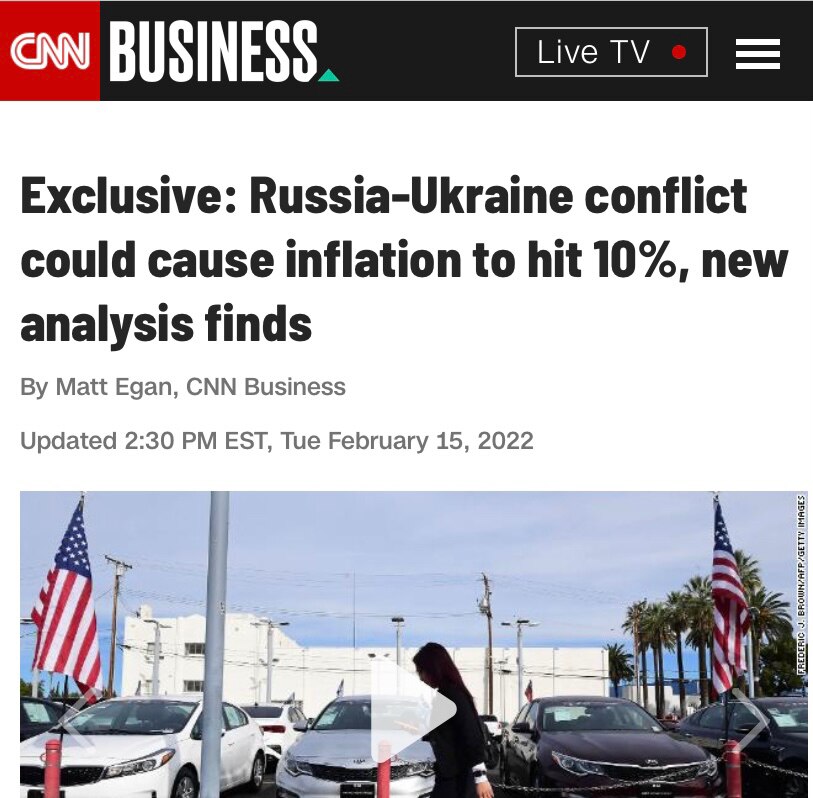 Pay attention: corporate media creates a ridiculous narrative that the Biden Inflation surge is some...