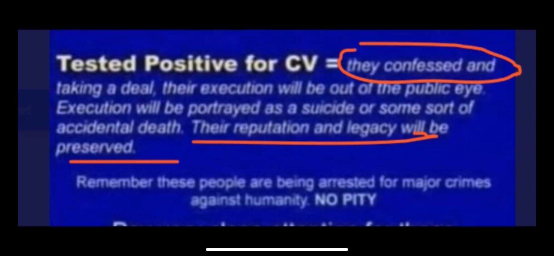 If true it’s bullshit! we should be allowed to see the suffer they murdered our family members. 

