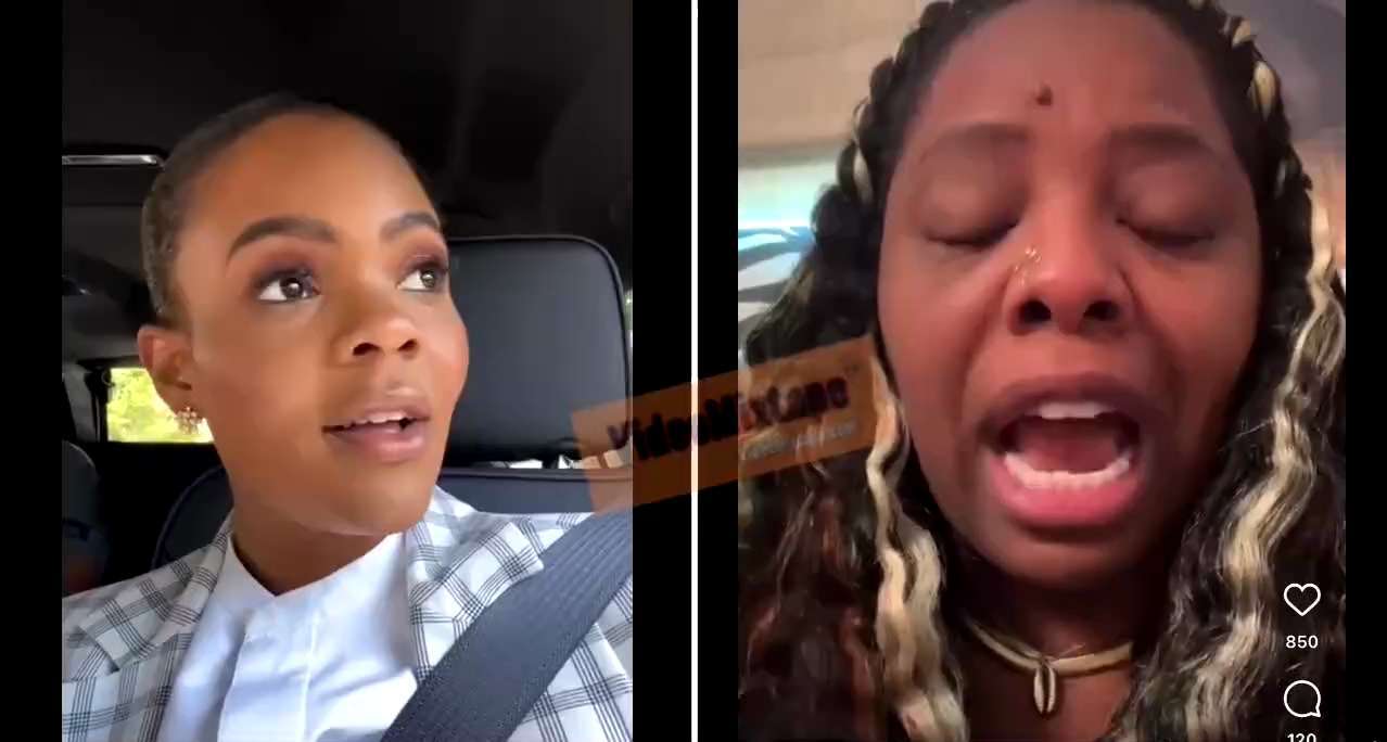 Candace Owens shows up to Black Lives Matter Co-Founder Patrisse Cullors home to ask questions about...