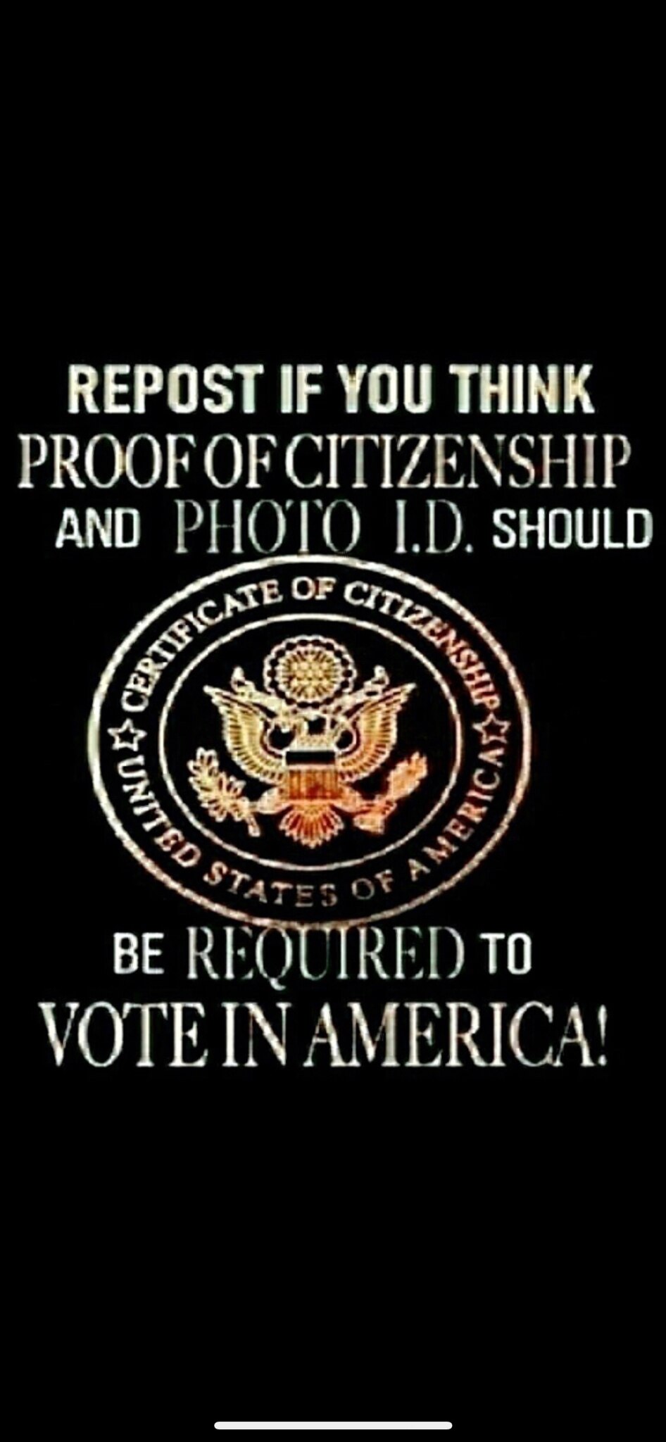 This should be the law of the land. It would make rigged elections a LOT harder. And don’t give me all the excuses if you a damn liberal. Tired of the bullshit. 
