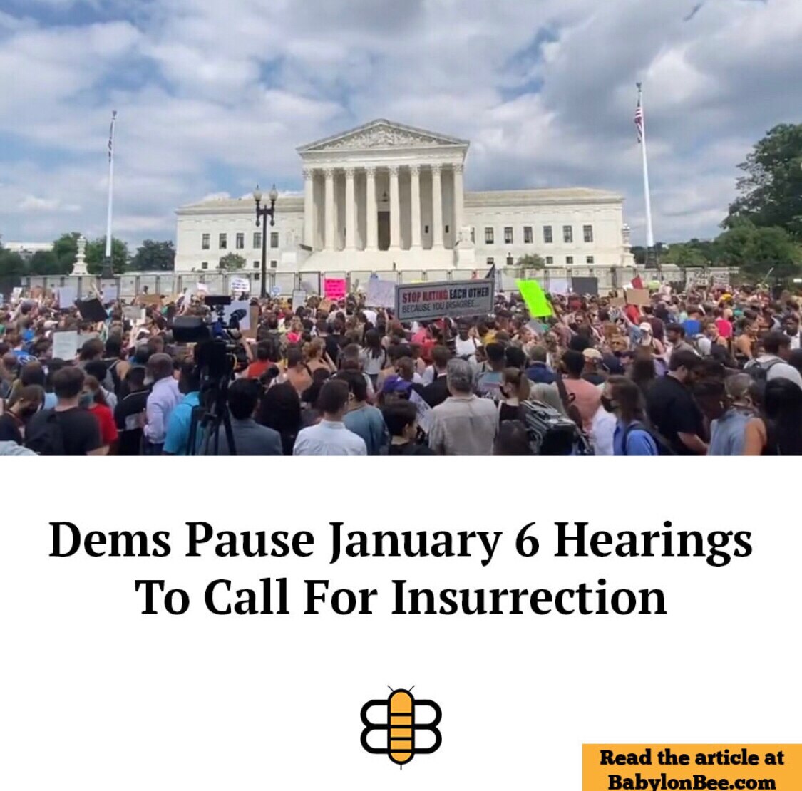 Sometimes satire is the greatest truth.