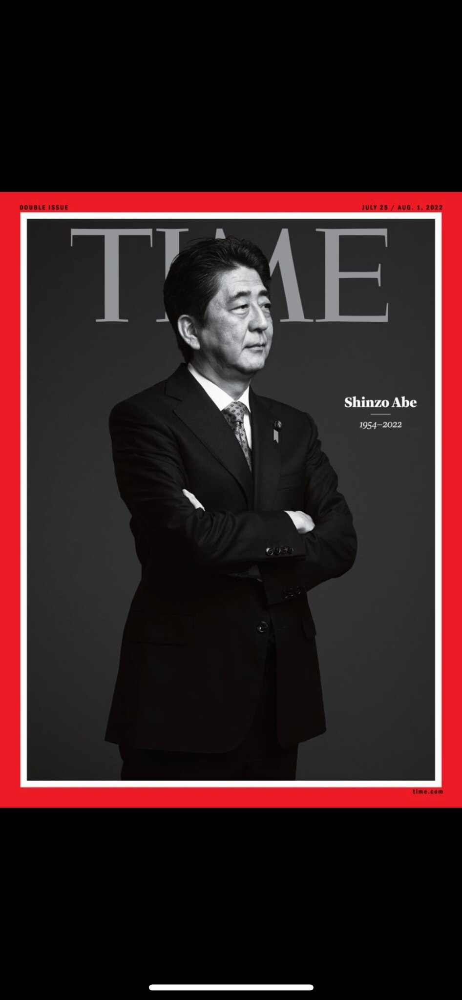 TIME's new cover: The legacy of Shinzo Abe, Japan's longest-serving leader！ times封面：安倍