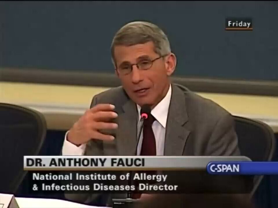 Fauci on “Predicted Pandemic” and the need for mass vaccination to assist drug companies in managing...