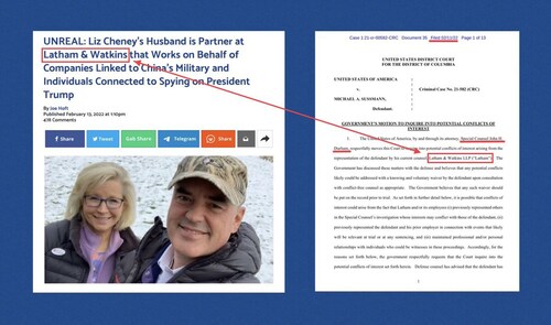 Well, Well, Well, what have we here ... 

Now we know why Liz is going after Trump so hard.