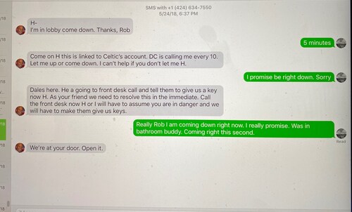 Here are two Secret Service agents rescuing Hunter from a drug fueled night in an $800 a night hotel where he was doing his normal and accidentally sent a human trafficker or a drug dealer $20+K from his father "CELtic's" bank card. NEIther Joe nor HUNter merited #SS protection at this time. Robert Savage and Dale Pupillo need to go under oath along with the others. tick-tock https://www.youtube.com/watch?v=bVMwisSWXXk&t=49s