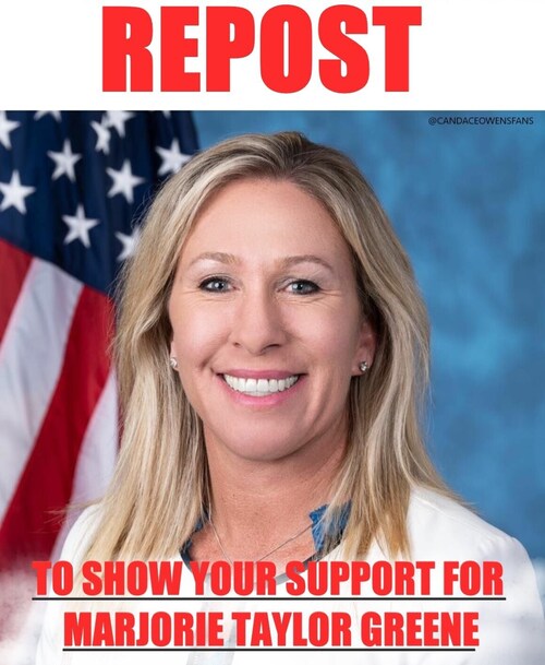 View Marjorie Taylor Greene Supporters's post on GETTR. Join the discussion, share your thoughts, and connect with the community.