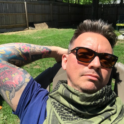 Husband. Army Veteran. Dog Dad. Tattoos. Whisky. Motorcycles. Woodworking. Vinyl. Snarky.