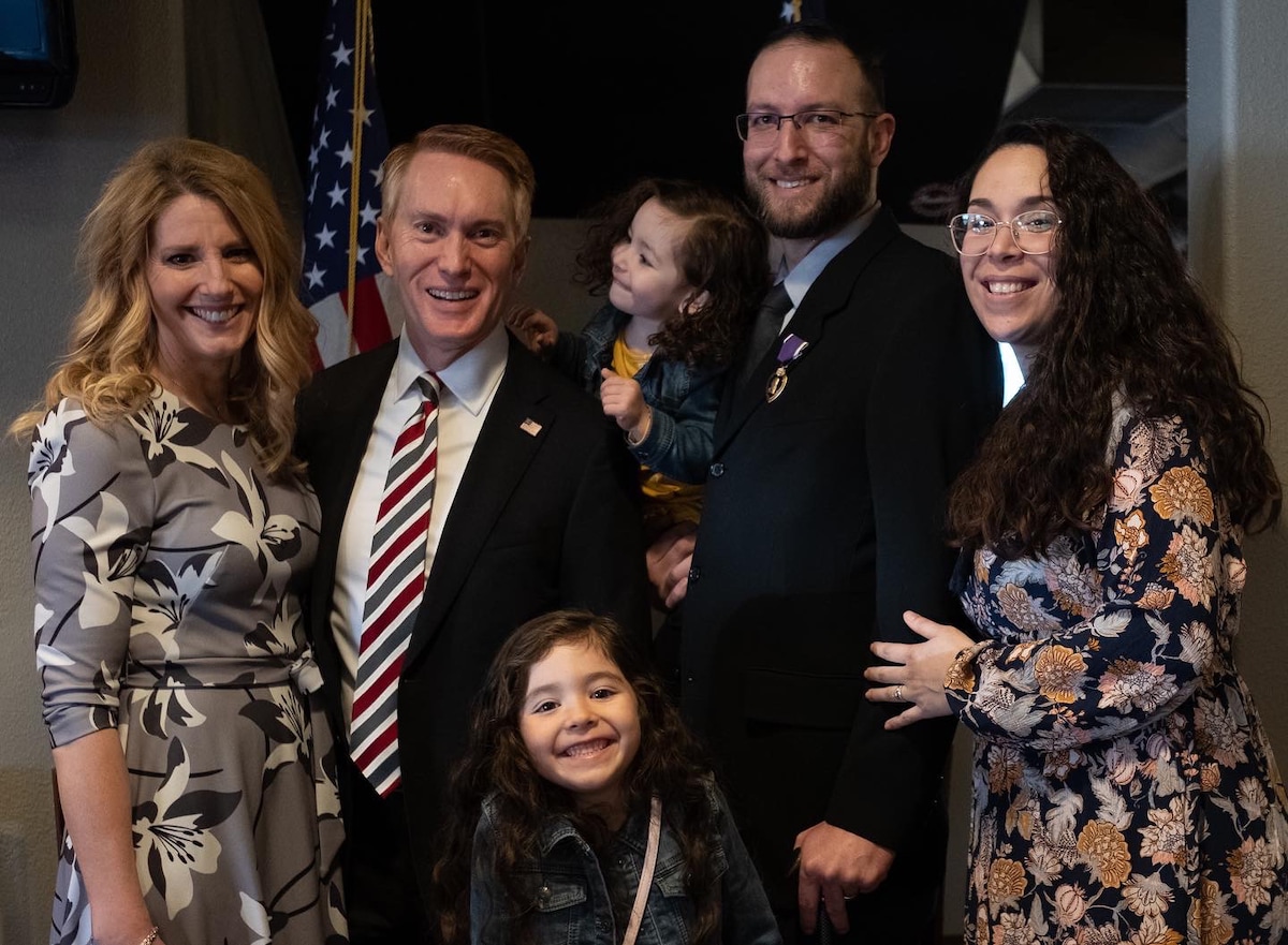Honored to start the week presenting a Purple Heart to an American hero—Thank you to SGT. Carl Fasti...