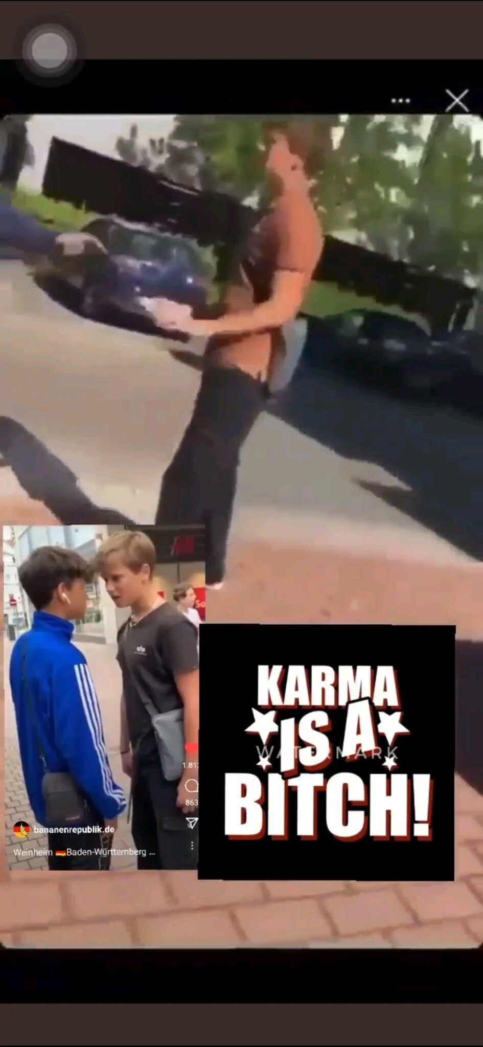 Freunde, zur Richtigstellung: laut Hintergrundinformationen ist das Video, in dem der Angreifer selb...