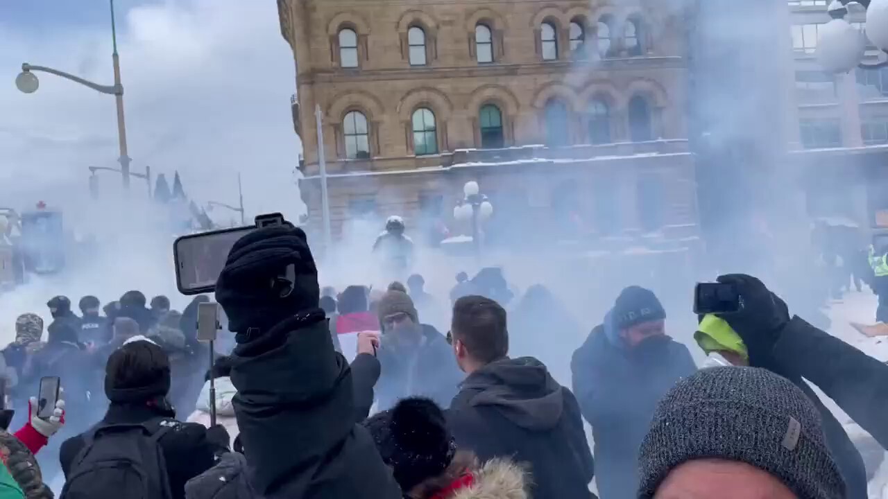 Tear Gas Has Been Deployed on Peaceful Protesters in Ottawa

Does anyone still believe this is about public health and safety?