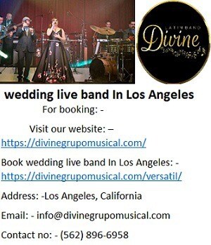 Hire Most Popular Latin wedding live band In Los Angeles.
Divine Grupo Musical is the most adaptable...