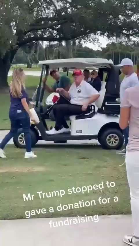 President Trump stopped to give a donation to support a Catholic School. 

RAV LINKS https://linktr....