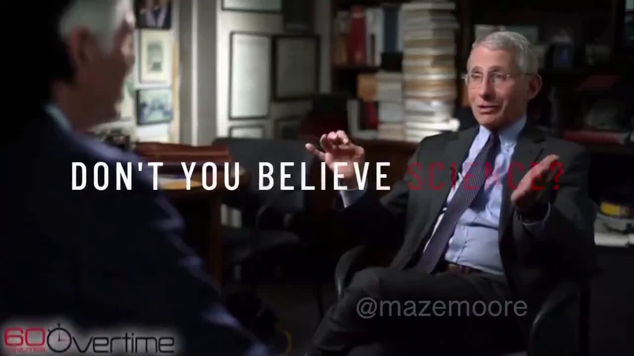 At this point we have to consider whether Fauci is actually a disinformation agent on behalf of the ...