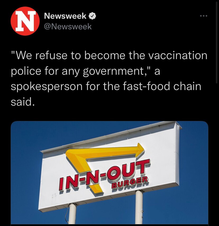 It is your patriotic duty to order a Double Double from In-and-Out today.