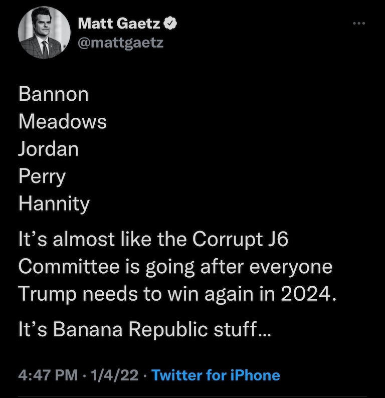Hot take from Matt Gaetz β do you agree or disagree?
@mattgaetz
@repmattgaetz
#mattgaetz #bannon #bannonswarroom #trump #trump2024
https://twitter.com