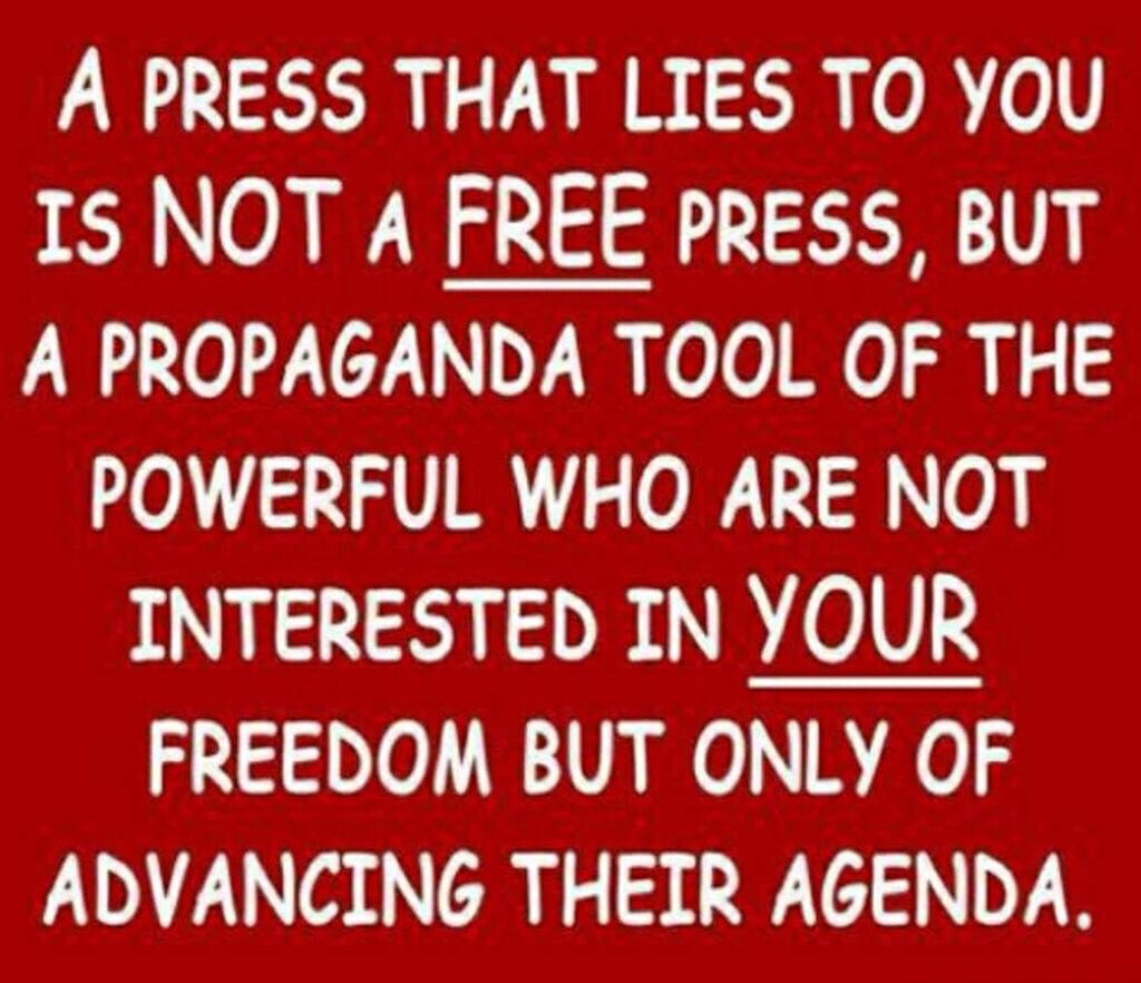 Exactly - #FakeNews IS Propaganda!  

