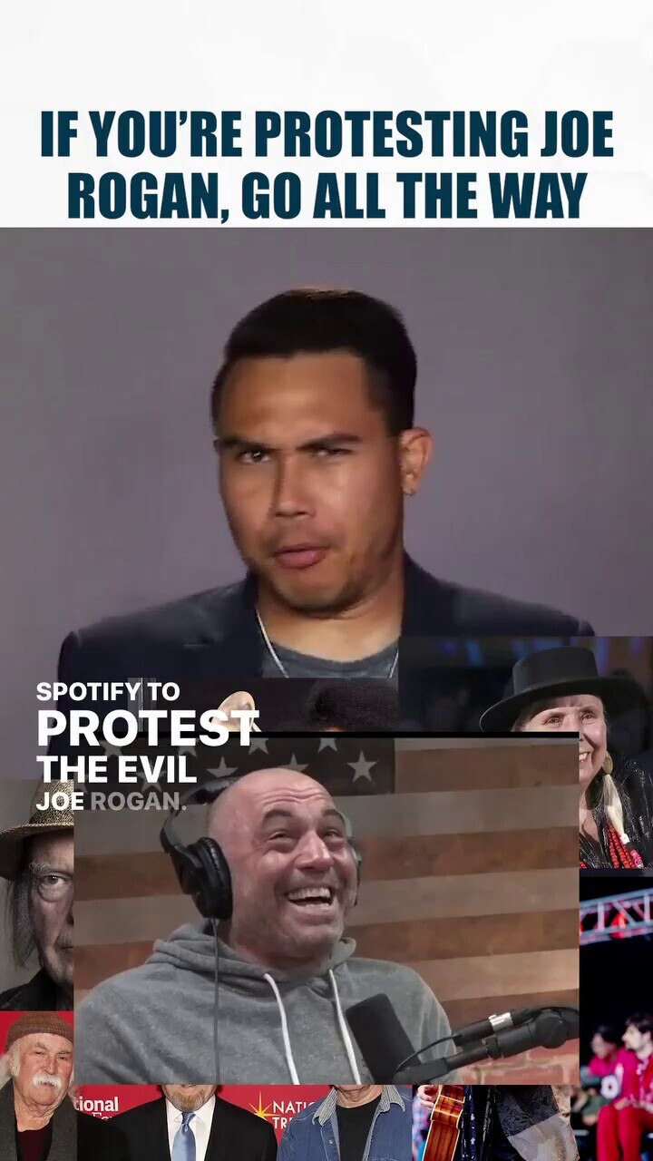 The artists protesting @joerogan should protest all the way.

Never apologise to the mob
We now there playbook .

Welcome fren