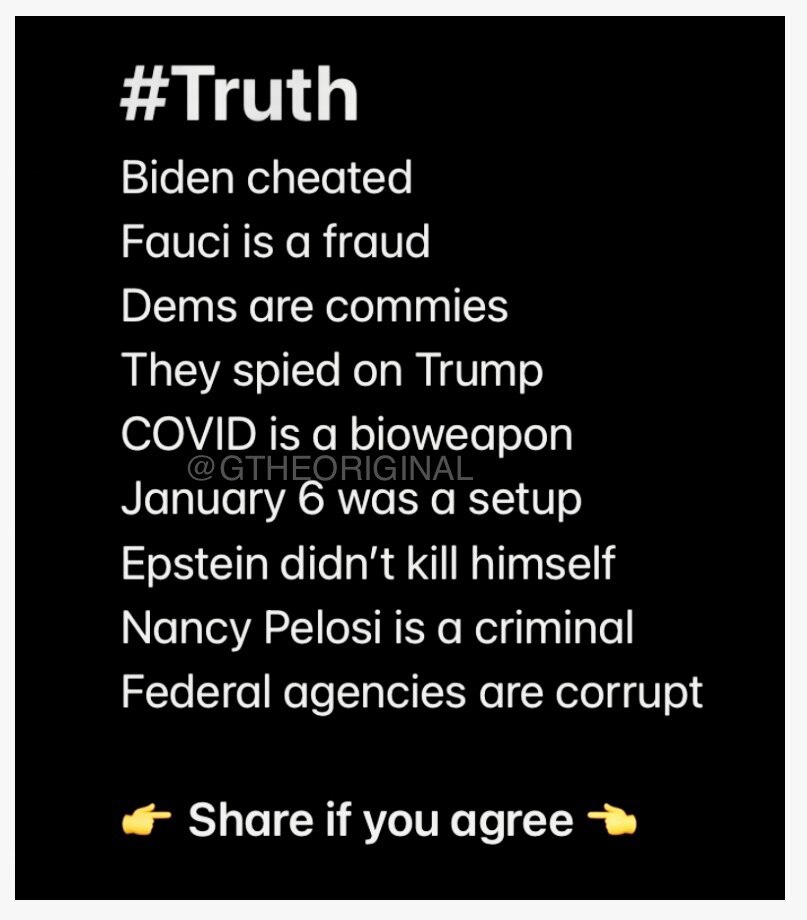 #truth #moretruth #justthefacts #ifollowback #ifbp🌹share 