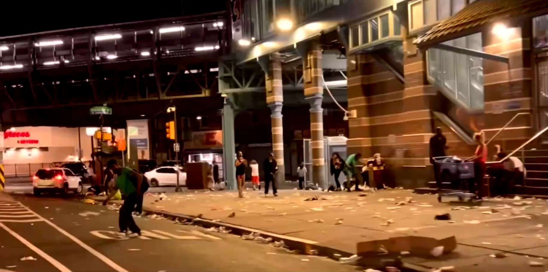 Philly at night looks like Gotham City 

